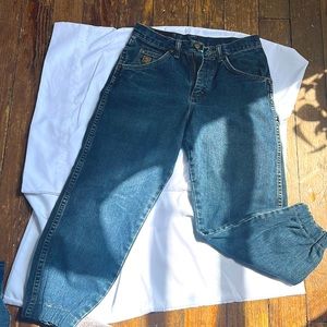 WRANGLER HIGH WAISTED CROPPED JEANS 25
